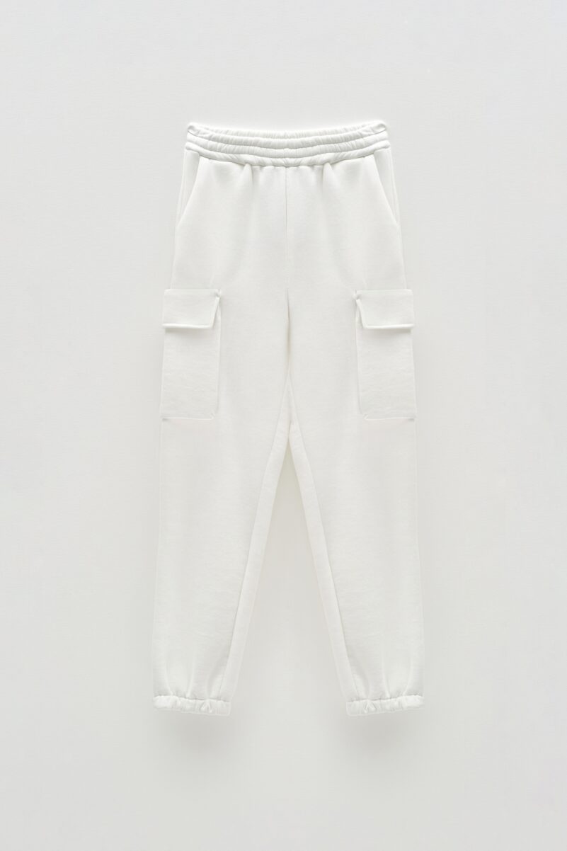 Lumina cargo trousers white
