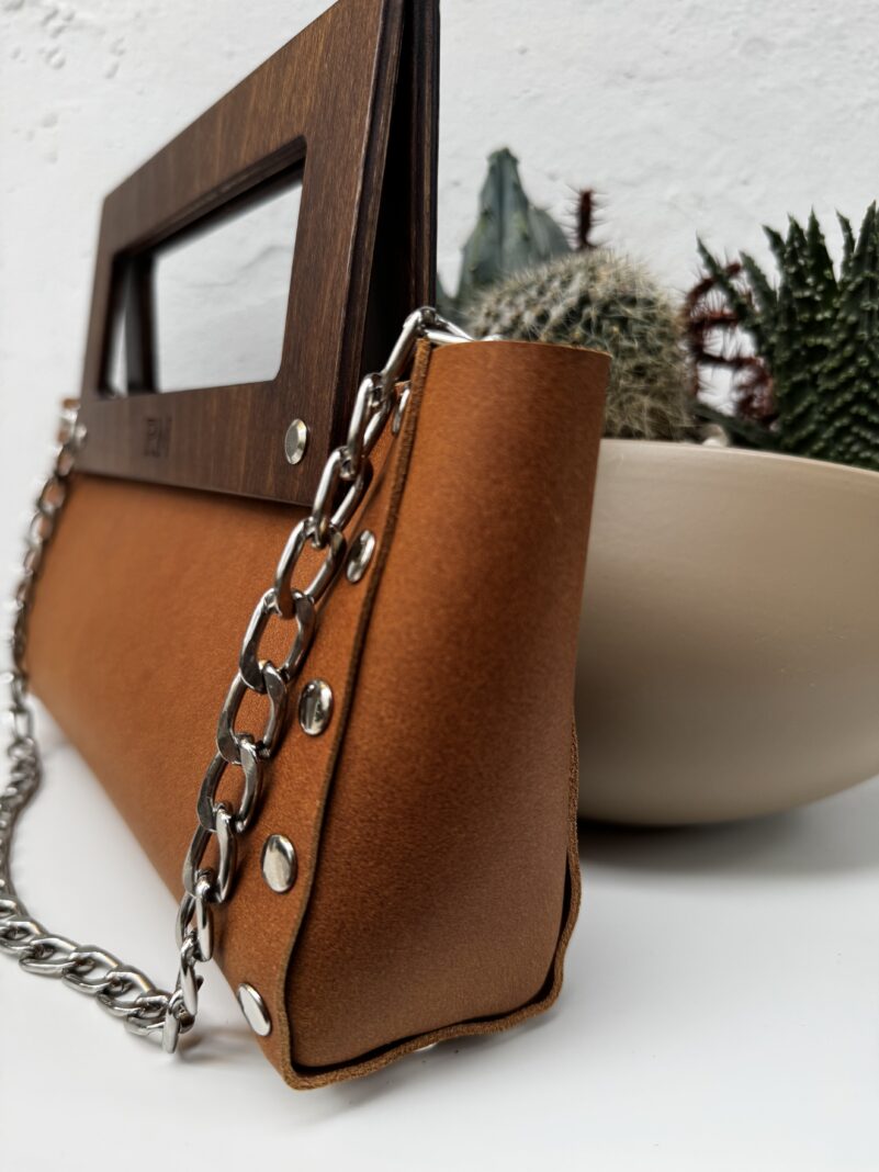 RM Anni leather/wood bag - Image 3