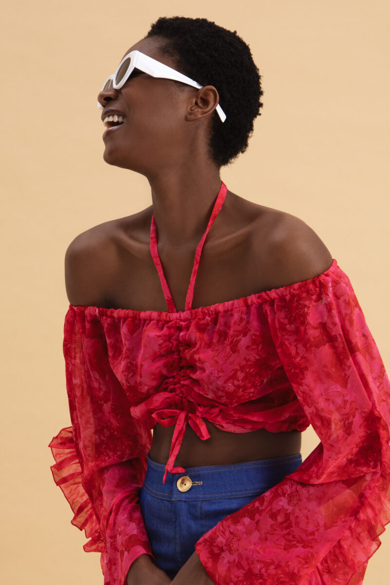 Eveleya RUBY ROSE OFF SHOULDERS TOP - Image 2