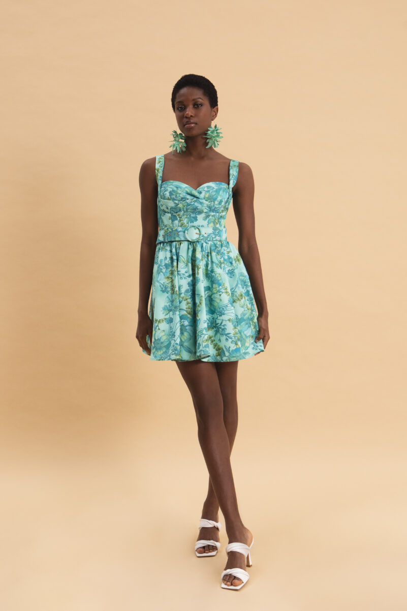 Eveleya BOTANICAL BREEZE MINI DRESS - Image 4