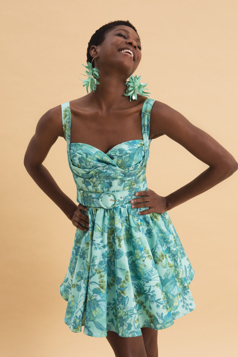 Eveleya BOTANICAL BREEZE MINI DRESS - Image 2