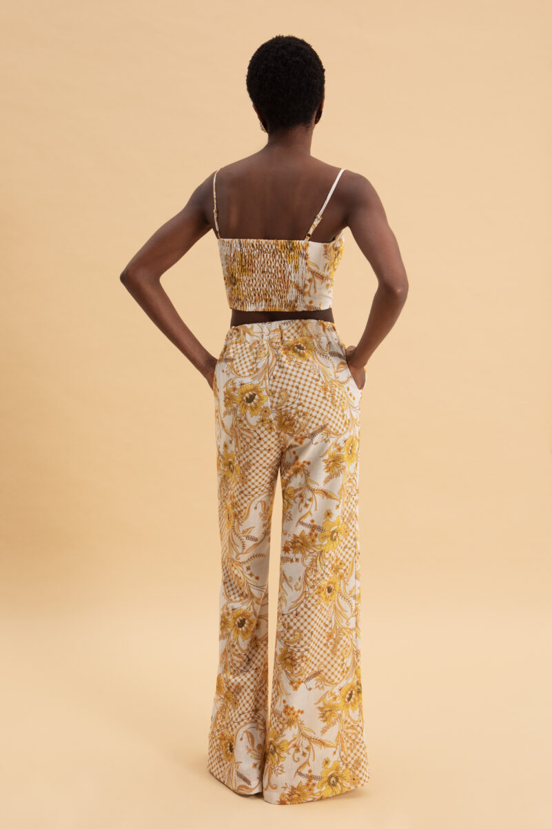 Eveleya MARIGOLD LINEN BUSTIER - Image 3