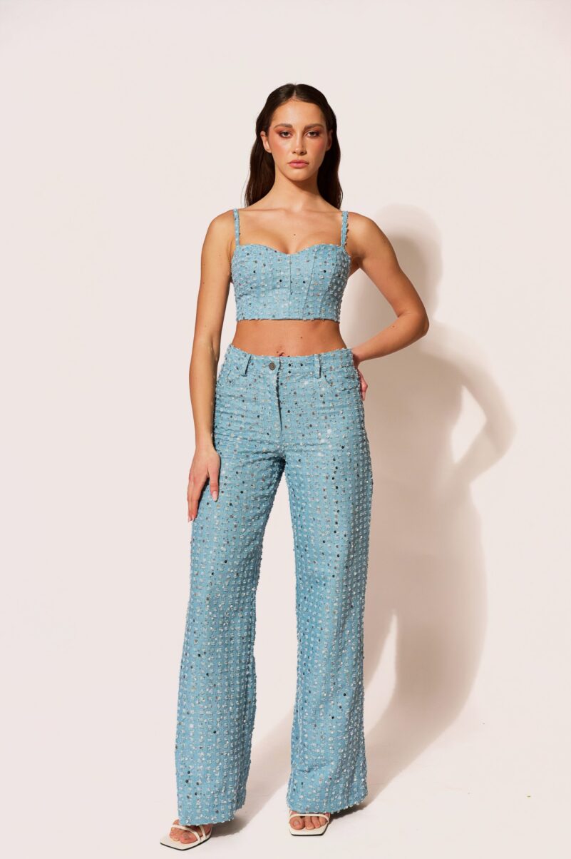 Erya Salvia Wide Leg Jeans